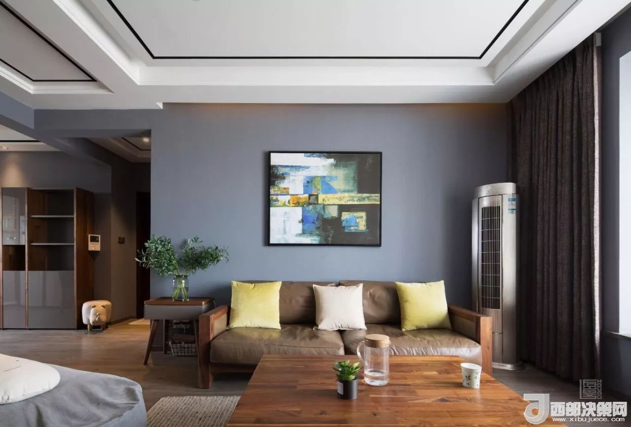 沙發(fā)背景墻選對(duì)裝飾畫，才能美了整個(gè)客廳空間！