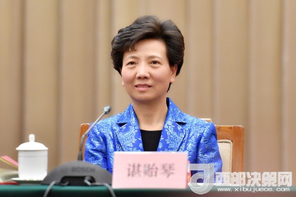 全國(guó)人大代表、貴州省委副書(shū)記、省長(zhǎng)諶貽琴發(fā)言
