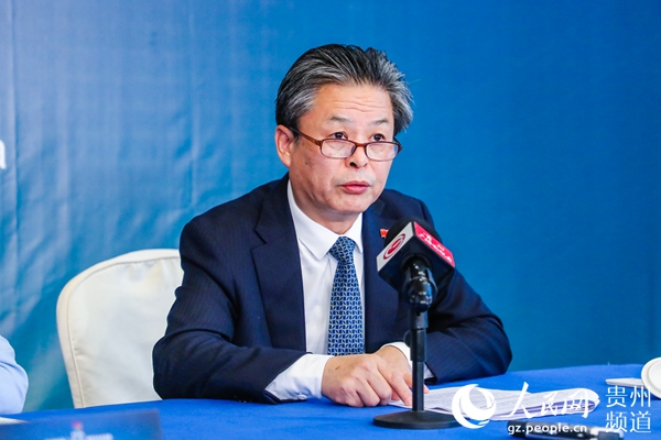 中國-東盟中心秘書長陳德海。吳少飛 攝