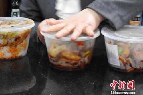 包裝外賣。受訪者供圖