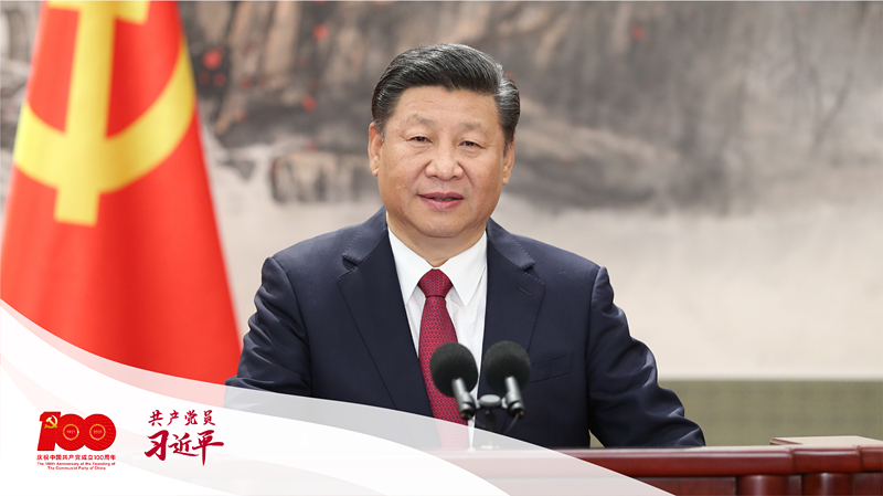 2017年10月25日，習(xí)近平等十九屆中共中央政治局常委同中外記者見面。這是習(xí)近平發(fā)表重要講話。