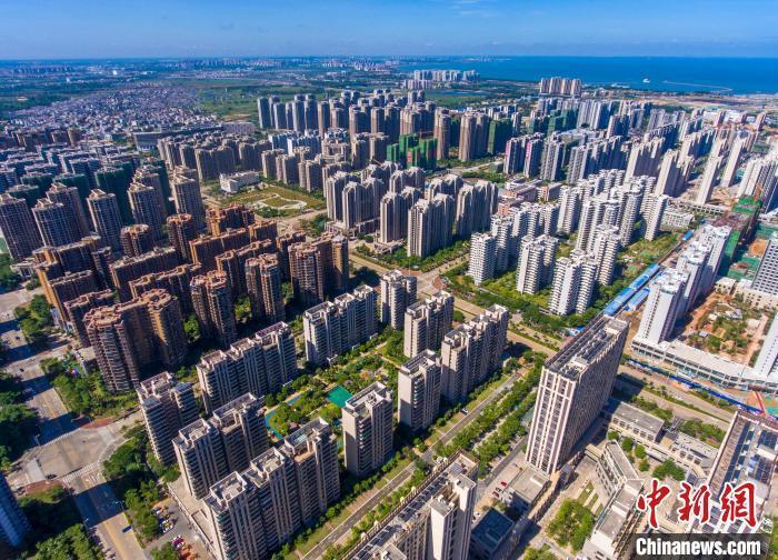 資料圖：航拍某房地產(chǎn)項目。 駱云飛 攝